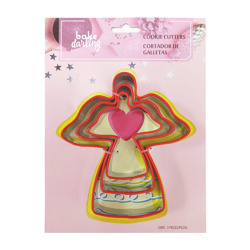 Cortador Galleta Ángel 3 Pz Bake Darling 703-920
