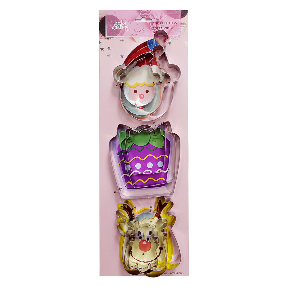 Cortador Santa Regalo Reno 9 Pz Bake Darling 703-922