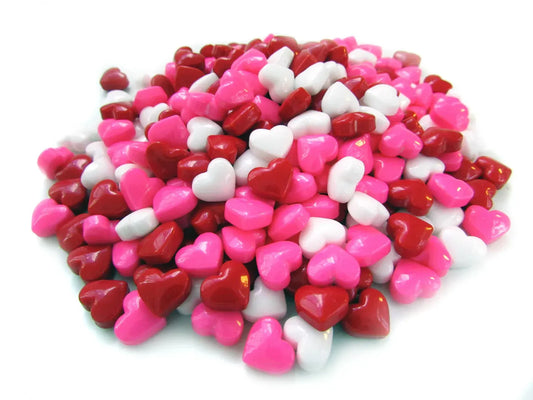 Corazón Confite Rosa, Rojo y Blanco 50gr.