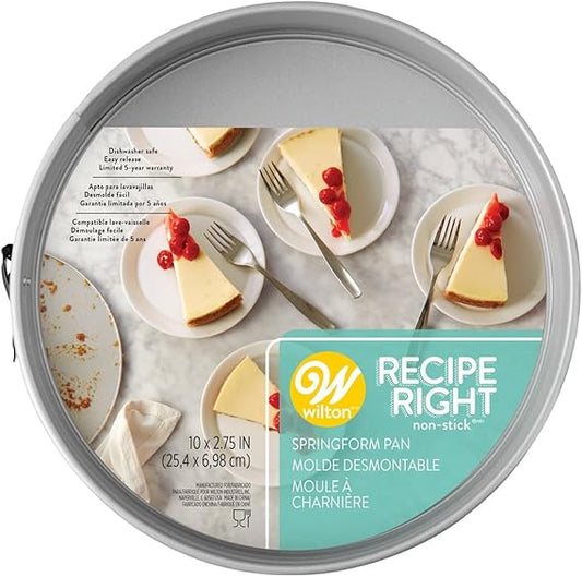 Molde Para Pastel Desmoldable Diámetro 25.4 x 6.9 Cm 2105-982 Wilton