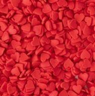 Confeti Corazón Rojo Chico  25gr.