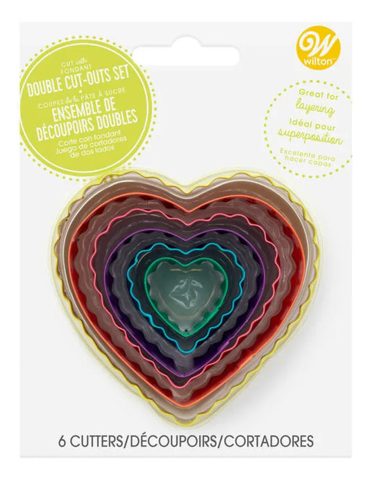 Juego Cortador Corazones 6 Piezas 417-1651 Wilton