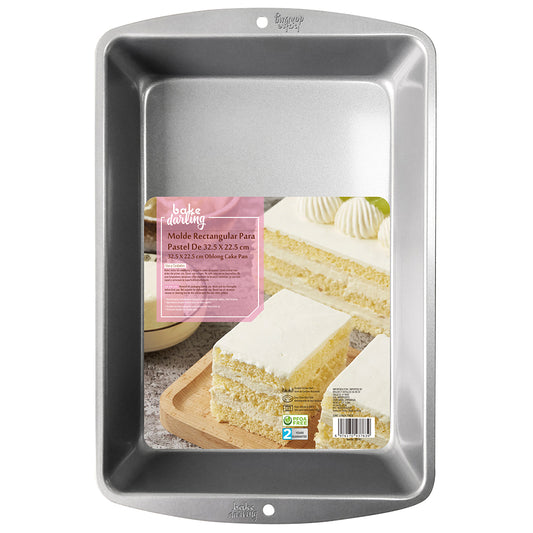 Molde Rectangular Para Pastel 32.5 X 22.5 Cm Bake Darling 700-763