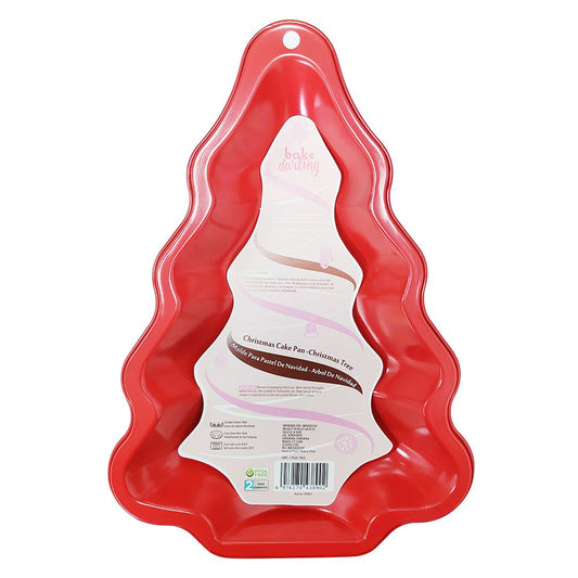Molde Pastel Pino Navidad Acero Inoxidable Bake Darling 700-890