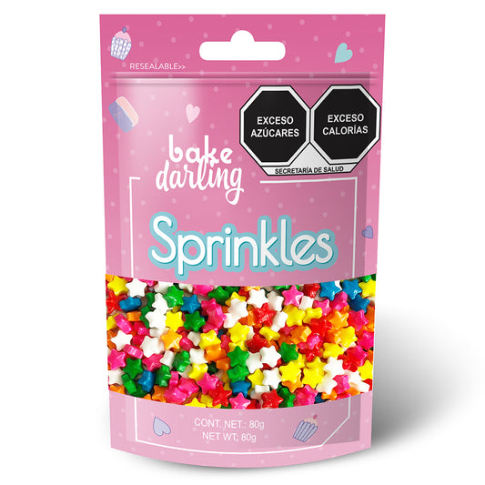Mix Estrellas Colores Vivos 80 Gr. Bake Darling 702-616