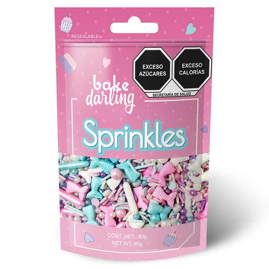 Mix sirenas y chispas 80 Gr. Bake Darling 702-649