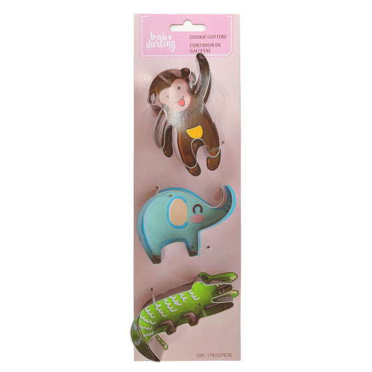 Cortador Galleta Jungla 3 Pz  Bake Darling 703-893