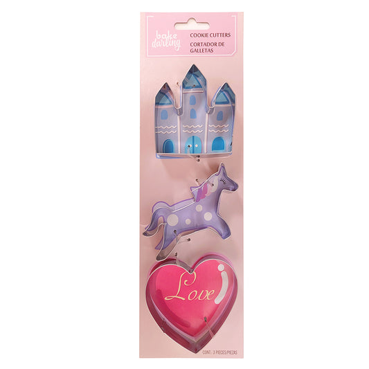 Cortador Galleta Castillo 3 Pz Bake Darling 703-895