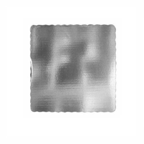 Base Pastel Rectangular 33 X 46 Cm Plata BR-3346