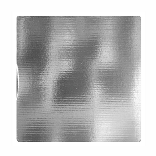 Base Pastel Cuadrada 20 Cm Plata BC-20