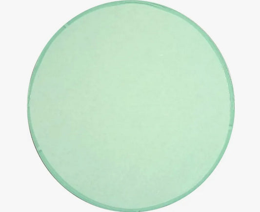 Base De Cartón Redonda  Medio Liston Verde
